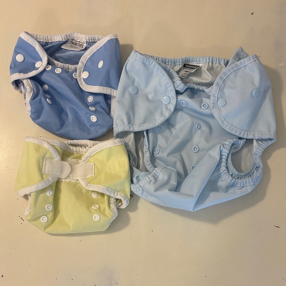 Thirsties diaper wrap covers - Size 1 & 3